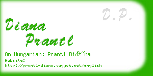 diana prantl business card